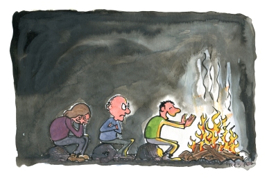 fireside-cue-line-win-warming-campfire-logic-privilege-illustration-by-frits-ahlefeldt