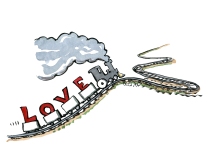 love-train-uphill-pushing-thrive-illustration-by-frits-ahlefeldt